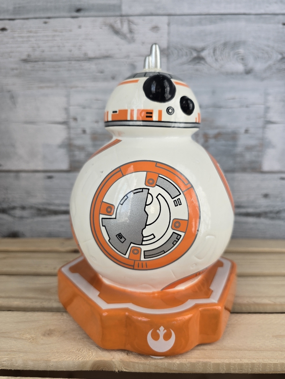 Star Wars Lucasfilms Droid BB-8 Figure Ceramic Coin Piggy Bank  8”